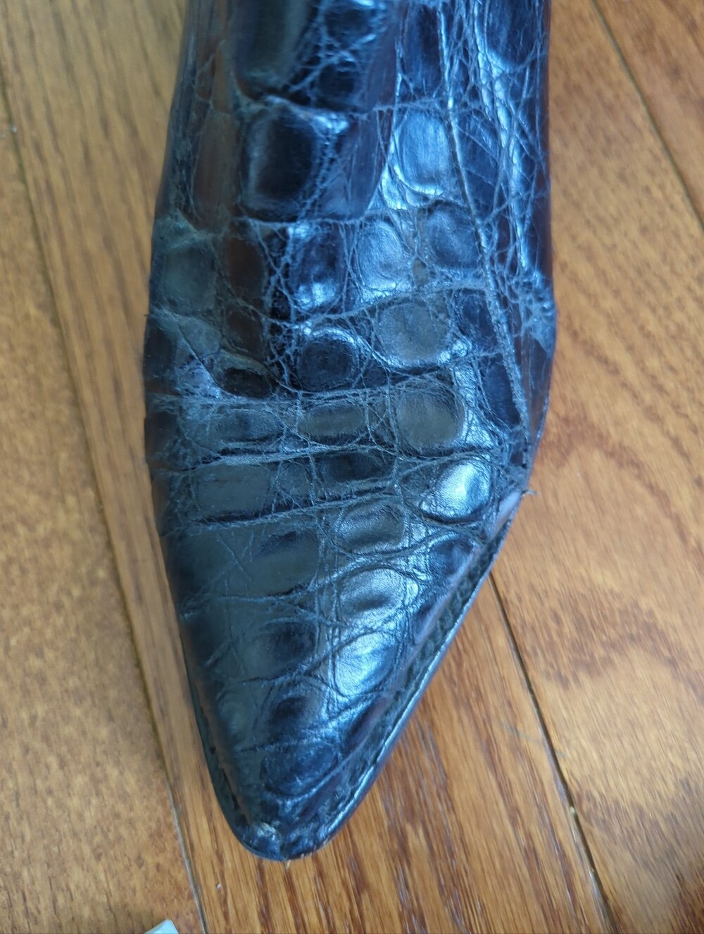 Larry Mahan Rare Vintage Exotic Sea Turtle Skin Western Boots